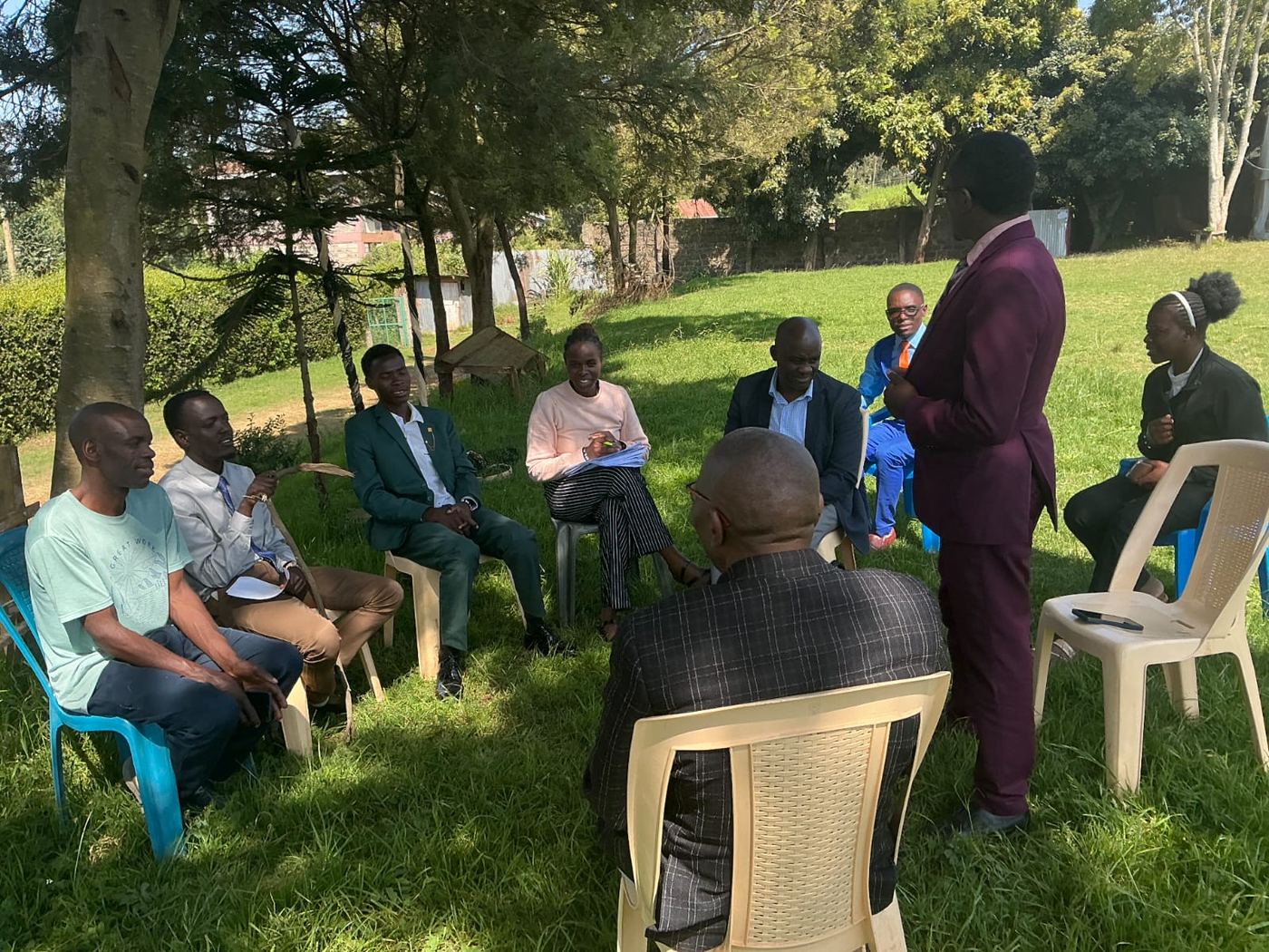 An RPL candidate presenting during an assessment session